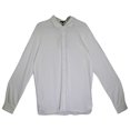 thumbnail image 1 of Patrick Assaraf Chemise Légère en Coton Pima Extensible pour Hommes Blanche Décontractée à Boutons - L, 1 of 2
