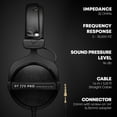 thumbnail image 3 of Beyerdynamic DT 770 Pro 32 Ohm Auriculares de estudio, gris (DT 770 Pro 32 Ohm Grey), 3 of 5