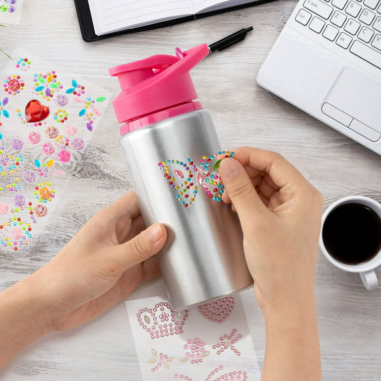 7July Decorate Your Own Water Bottle Kits for Girls Age 4-6-8-10,Unicorn  Gem Diamond Painting Crafts,Fun Arts and Crafts Gifts Toys for Girls  Birthday Christmas 