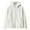 White, variant on Women's Fall Winter Sherpa Fleece Jacket Casual Fuzzy Coat with Pockets Black XL