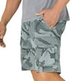 thumbnail image 3 of ICHUANYI Fashion Men's Pocket Zipper Resilience Leisure Time Tooling Short Pants, 3 of 7