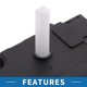 thumbnail image 5 of Repuestos de actuador de control de puerta de mezcla de calefacción HVAC Unique Bargains para Lincoln Town Car 1998-1999, plástico negro, 5 of 6