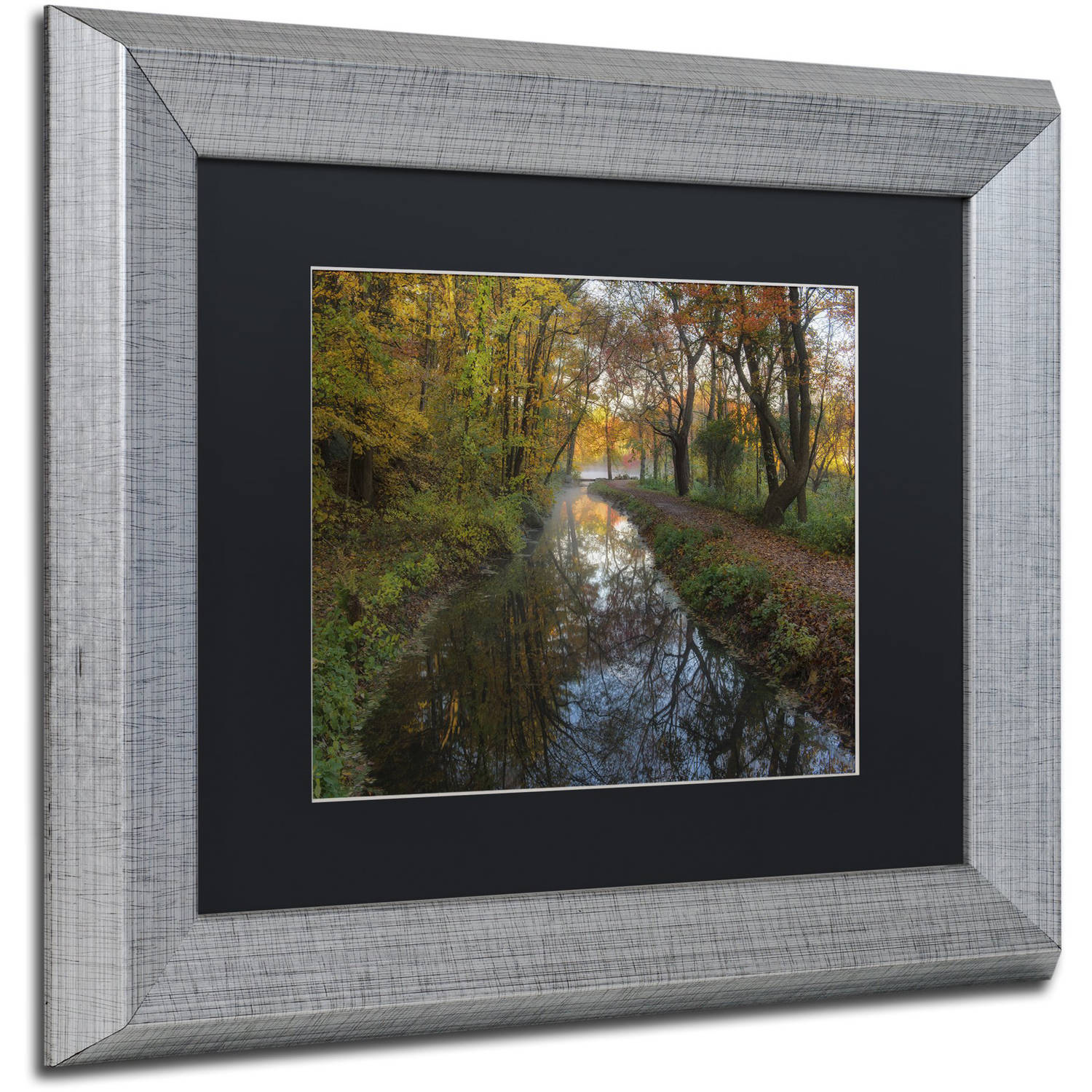 Trademark Fine Art 'Take me to the Pond' Canvas Art by Michael Blanchette Photography, Black Matte, Silver Frame