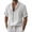 White, variant on Aofany Men's Button Down Shirts Short Sleeve Casual Shirts Cotton Linen Summer Beach Shirts Vacation Shirts