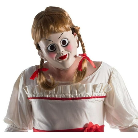 Annabelle Mask With Wig The Conjuring Costume Accessory