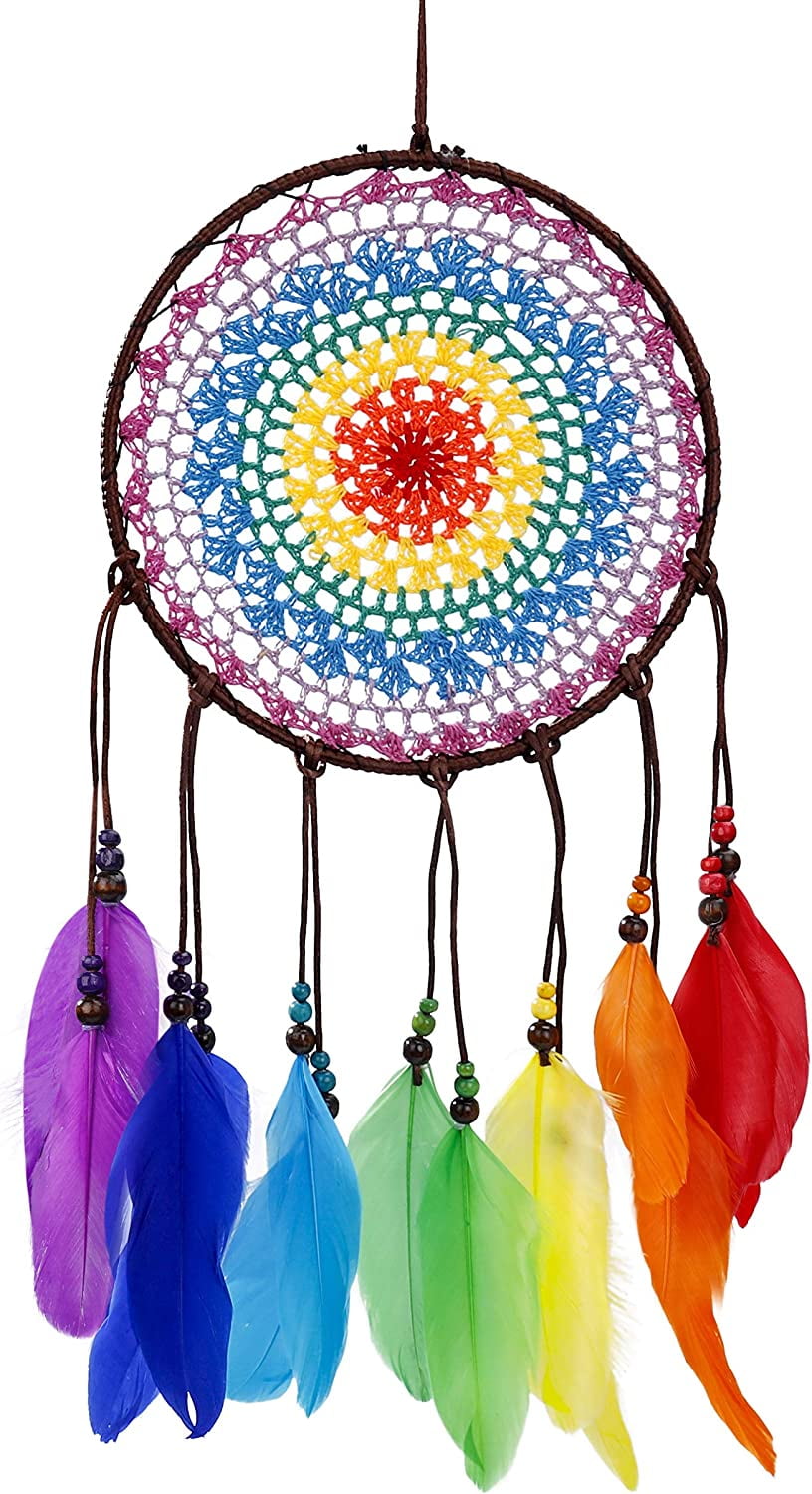 Capteurs de rêves en macramé pour chambre adulte attrape-rêves décoration murale grand