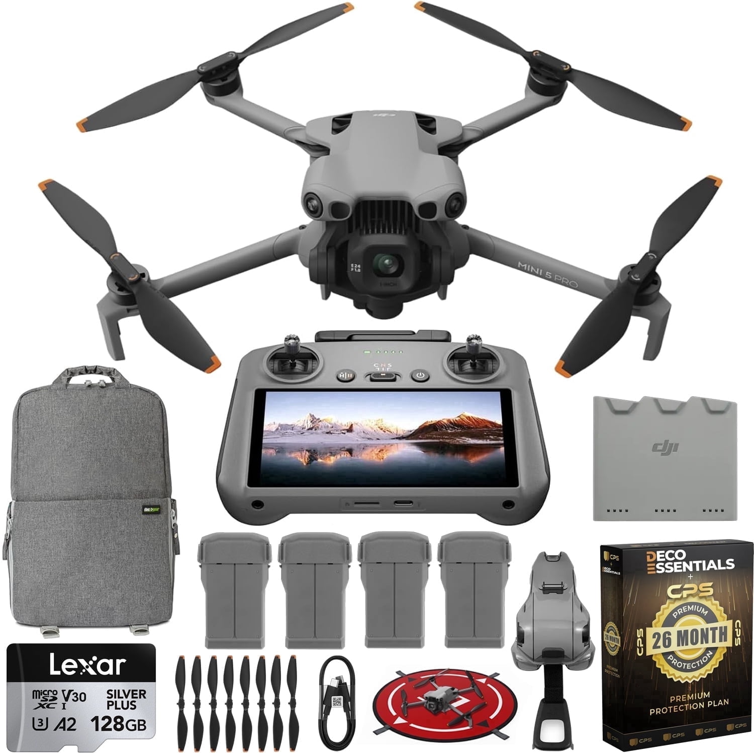 DJI Mini 5 Pro Fly More Combo Plus with DJI RC 2, Drone with