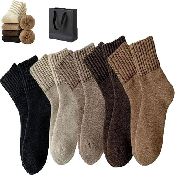 Meriwond Womens Solid Mid Calf Socks, Womens Solid Mid Calf Socks Fall Christmas