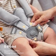 HARPPA Baby Swing for Newborns with Remote Control, 5 Sway Speed, Gray