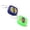 Blue 1 Pack & Green 1 Pack, variant on Excellent Diameter Circumference Tape Measure Gardening Tree Ruler Meter Measuring Tool, 3.5 cm, Multicolor