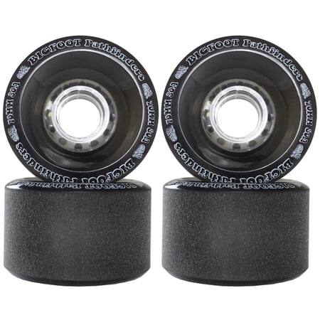 Bigfoot Freeride Longboard Wheels Stoneground Pathfinders 70mm x 45mm 80a Black price history on PriceWatchPro