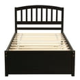 thumbnail image 4 of Topcobe Twin size Platform Bed, Wood Bed Frames with Trundle, 4 of 8