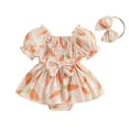 thumbnail image 1 of Mameluco de Pascua con diadema Outfit Lamuusaa para bebé recién nacida, 1 of 7