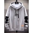 thumbnail image 4 of Sudadera con capucha para hombre, estilo hip hop, nueva ropa negra para hombre, ropa holgada de lujo, ropa de calle, sudadera, sudaderas baratas, tallas S, 4 of 5