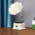 thumbnail image 2 of Adorno De Fonógrafo De Estilo Vintage, Decoración Del Dormitorio Del Hogar, Regalos De Cumpleaos, Color Blanco Sunnimix cajas de música fonógrafos, 2 of 7