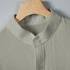 thumbnail image 4 of pstuiky Mangas cortas para hombre, Camisa informal de manga corta con cuello alto, bolsillos y botones de color liso para hombre ropa de hombre xxxl, 4 of 9