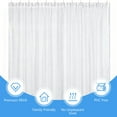 thumbnail image 6 of Tripumer Clear Shower Curtain 70 x 70 inch Plastic Shower Liner Waterproof Fabric for Bathroom, 6 of 7