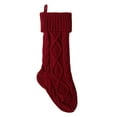 thumbnail image 2 of Calcetines de punto con adornos de caramelo para regalos navideños Rojo 46cm, 2 of 9