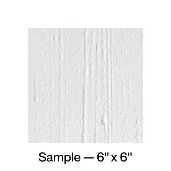 FASÄDE Rain Decorative Vinyl Backsplash Panel in Gloss White (6X6 Inch Sample)