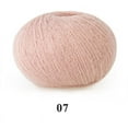 thumbnail image 1 of Nvzi Hilo de lana acrílica de felpa suave para hacer cabello de muñecas, tejer a crochet, fieltro de lana cardado, lana de oveja, mecha, fibra (50 g, A146), 1 of 5