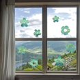 thumbnail image 3 of 25 pegatinas anticolisión para ventanas con diseño de flores, para proteger contra impactos de pájaros, puertas y ventanas de vidrio (flor), 3 of 5