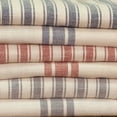 thumbnail image 2 of Piper Classics Market Place Blue Ticking Stripe Bulk Yardage, One Yard, 36" x 110" Wide, 2 of 5