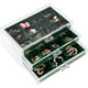 thumbnail image 1 of Joyero ProCase, organizador de pendientes, 3 cajones, color esmeralda, 1 of 7