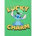 thumbnail image 3 of St. Patrick’s Day Little Boys and Big Boys Stitch Lucky Charm Graphic Tee, Sizes 4-18, 3 of 3