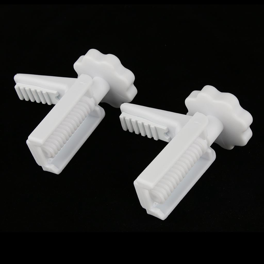 Durable Toilet Raised Extender Seat + Lid for 2 inch