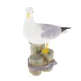 thumbnail image 1 of Figurita de resina de la Estatua de la gaviota, decoración náutica, tema rústico de la playa náutica interior al aire libre, decoración del hogar de - 32x15x33cm Los 32x15x33cm Sunnimix Estatua de gaviota, 1 of 8