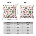 thumbnail image 2 of Pofeuu Hand Drawn Watermelon Print Double-sided plush pillowcase Square Throw Pillow Covers Pillows Cover for Living Room Bedroom Sofa Couch Cushion Cover（No pillow core）-16"x16", 2 of 7