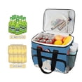 thumbnail image 2 of FORMRS Insulated Cooler Bag 24 Cans Capacity Soft Leakproof Lunch Box with Side Pockets, Snow Mountain, 2 of 7