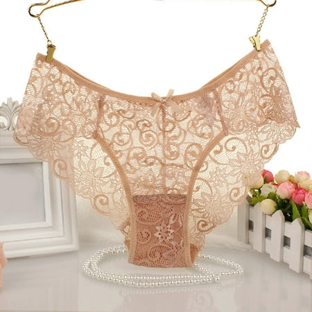 

BTJX Women Panties Lace Cutout Hollow Waist Panties