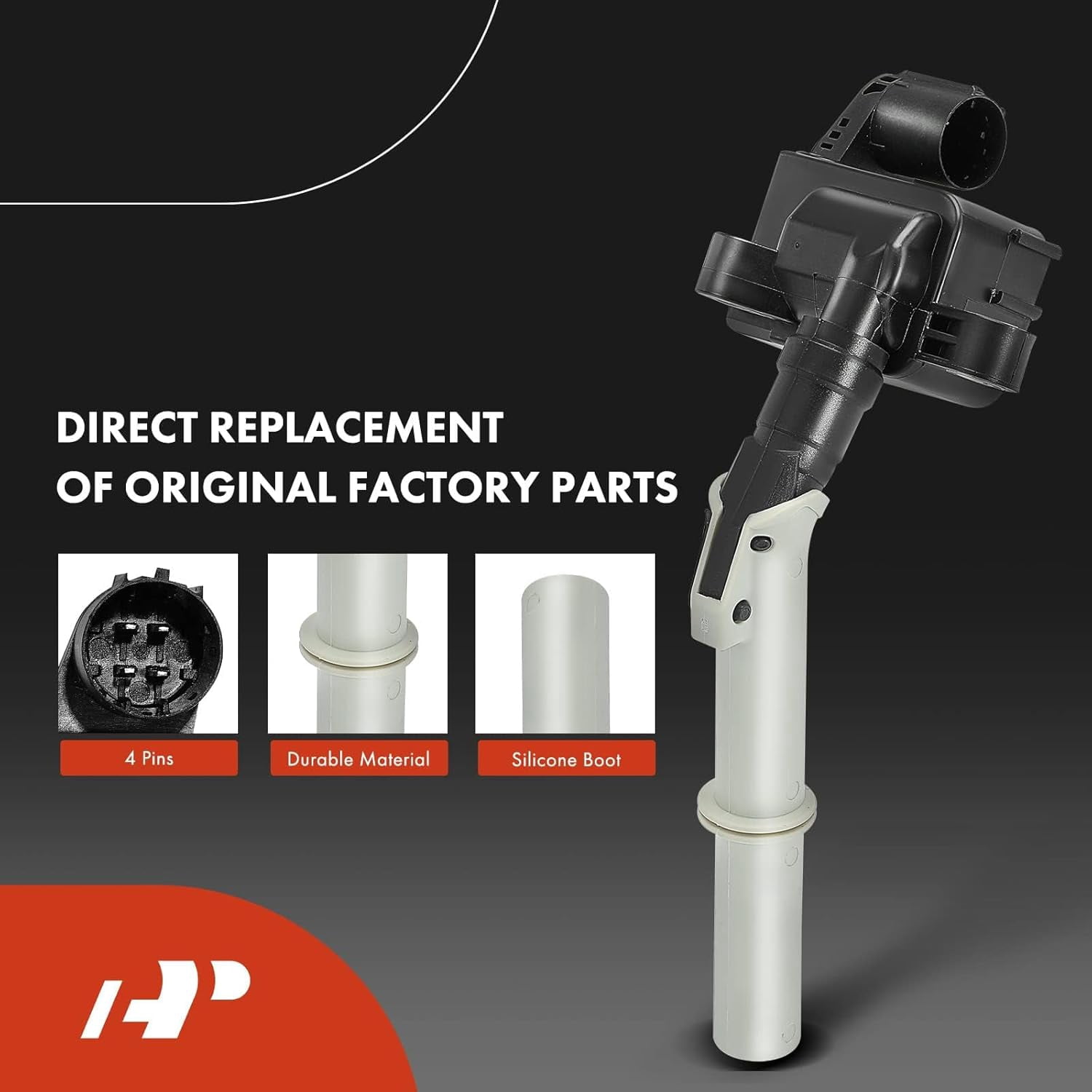 A-Premium Set of 6 Ignition Coil Pack and Iridium Spark Plugs Compatible with Mercedes-Benz C300 2013-2014, C350 2012-2014, E350 2012-2016, ML350 2012-2015 Replace# NGK95875, 2769065100