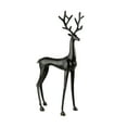 thumbnail image 2 of SDJMA Reindeer Christmas Decorations - Set of 2 Black Reindeer Statues,Modern Christmas Table Decorations,Xmas Deer Figurines,Elegant Indoor Holiday Decor for Mantel Living Room Bedroom Office, 2 of 7