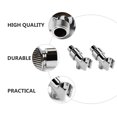 thumbnail image 3 of Shisuyan Adjustable Shower Bases Silver 2Set For Bathroom Use, 3 of 8