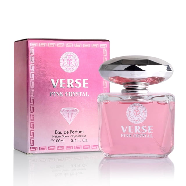Perfume NovoGlow Verse Pink Crystal Eau De Parfum para mujer, 100 ml