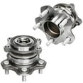 thumbnail image 4 of Detroit Axle - Rear Rotors Ceramic Brake Pads Wheel Hub Bearing for 2007-2018 Nissan Altima 2008 2009 2010 2011 2012 2013 2014 2015 2016 2017 Replacement, 4 of 7