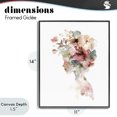 thumbnail image 4 of Stupell Industries Modern Crowned in Nature Silhouette Black Framed Giclee Art, 11 x 14, by Svetlana Aleynikova, 4 of 8