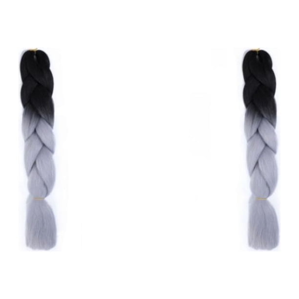 Soidarity Trenzas De Cabello De Moda Estilo Deseado Con Color Natural Extensiones De Cabello Trenzado De Moda B37 B37 2Conjunto