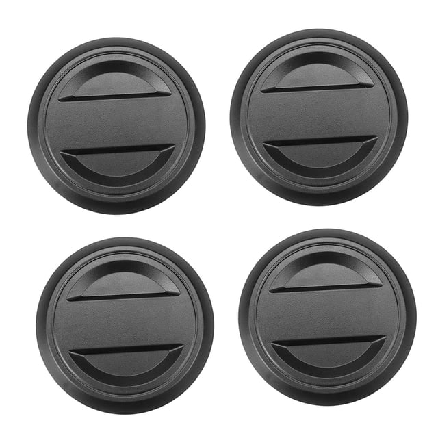 Speravity Tapas de centro de rueda de cubo de 4 piezas, accesorios de piezas de vehículo negro, pieza de repuesto de modificación, de Vehículos, repuestos y accesorios Mis