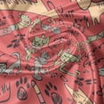thumbnail image 5 of Ambesonne Cat Valance Pack of 2, Kitty Doodle Paws Bow Tie, 42"X12", Multicolor, 5 of 5