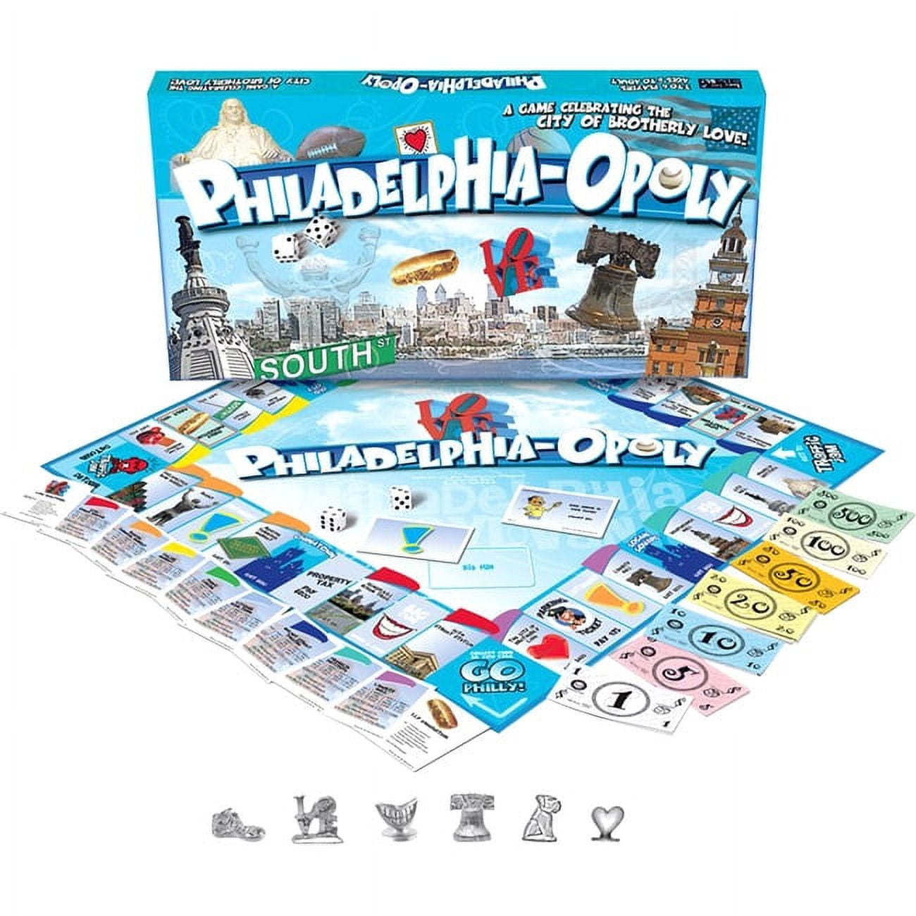PHILADELPHIA OPOLY BOARD GAME