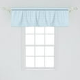 thumbnail image 2 of Ambesonne Harbour Stripe Window Valance, Wavy Soft Lines, 42" x 18", Pale Blue White, 2 of 3