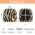 thumbnail image 3 of Zebra Pattern Seat Covers for Dining Room Chairs Set Of 4,Stretch Printed Washable Chair Seat Cover with Elastic Ties and Button,Removable Waterproof Couch Cushion Covers, 3 of 6