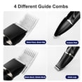thumbnail image 6 of 4 in 1 Dog Grooming Clippers Kit, Pet Hair Trimmer, IPX4 Waterproof Pet Shaver Kit, Cordless Paw Trimmer, Rechargeable Nail Grinder Shaver for Dogs Cats around Paws Eyes Ears Face Rump, 6 of 9