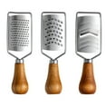 thumbnail image 5 of Misright Compacts Cheese Shredding Steel Grater Multipurpose Kitchen Tool Wood Handle, 5 of 18