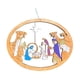 thumbnail image 1 of Colgante de Belén Hueco de Color, árbol de Navidad, adorno colgante de madera, decoración navideña para colgar en puertas y ventanas, 1 of 7