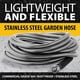 thumbnail image 3 of Bionic Steel, Manguera para Agua Metálica de Acero Inoxidable 304 – Accesorios de Aluminio Flexibles, Livianos y Resistentes Al Aplastamiento, Sin Torceduras Ni Nudos, a Prueba de Óxido, 50 ft., 3 of 11