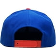 thumbnail image 5 of Royal Blue and Red Pro Style Classic Snapback Wool Blend Plain Basic Cap Hat, 5 of 7